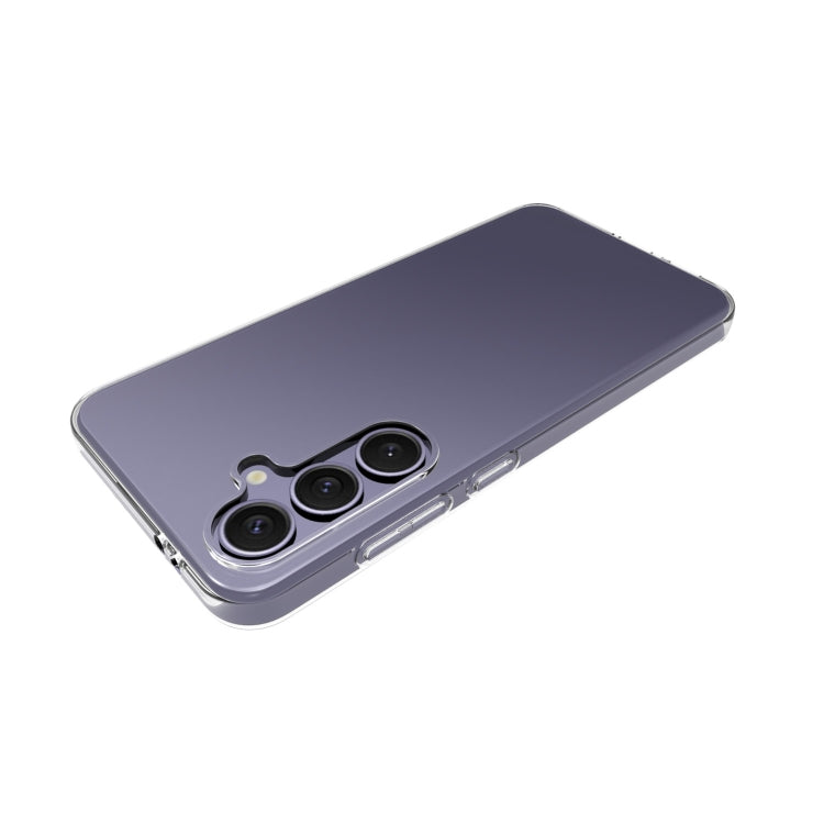 For Samsung Galaxy S24 FE 5G Waterproof Texture TPU Phone Case - Transparent