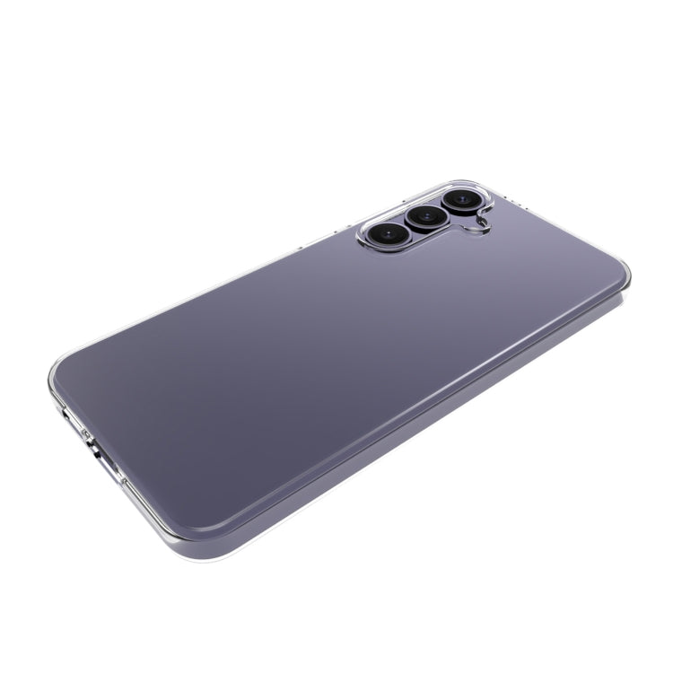For Samsung Galaxy S24 FE 5G Waterproof Texture TPU Phone Case - Transparent