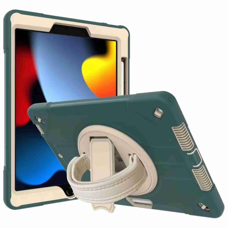 360-degree Rotating Holder Tablet Case with Wristband For iPad 10.2 2020 / 2019