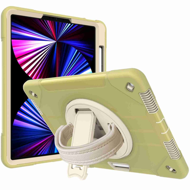 360-degree Rotating Holder Tablet Case with Wristband For iPad Pro 12.9 2021/2020