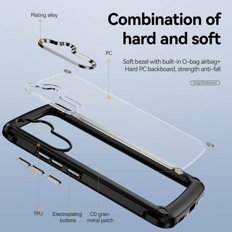 For Samsung Galaxy A54 TPU + PC Lens Protection Phone Case