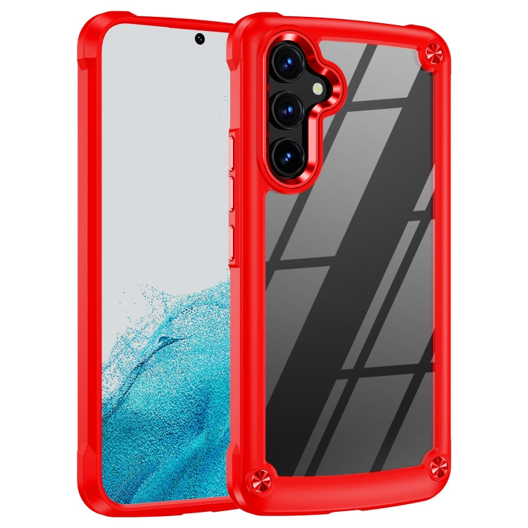 For Samsung Galaxy A54 TPU + PC Lens Protection Phone Case