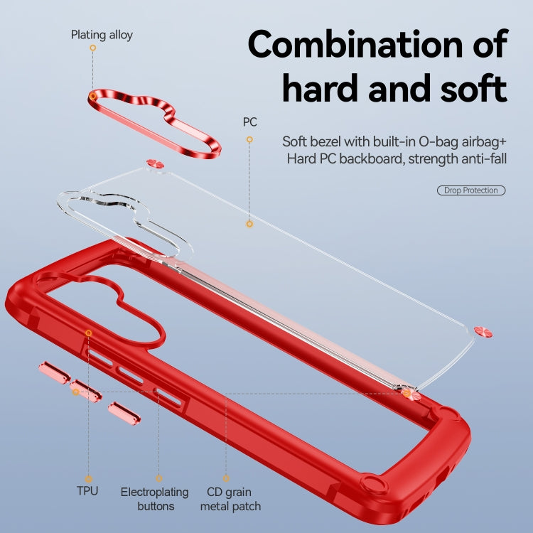For Samsung Galaxy A54 TPU + PC Lens Protection Phone Case
