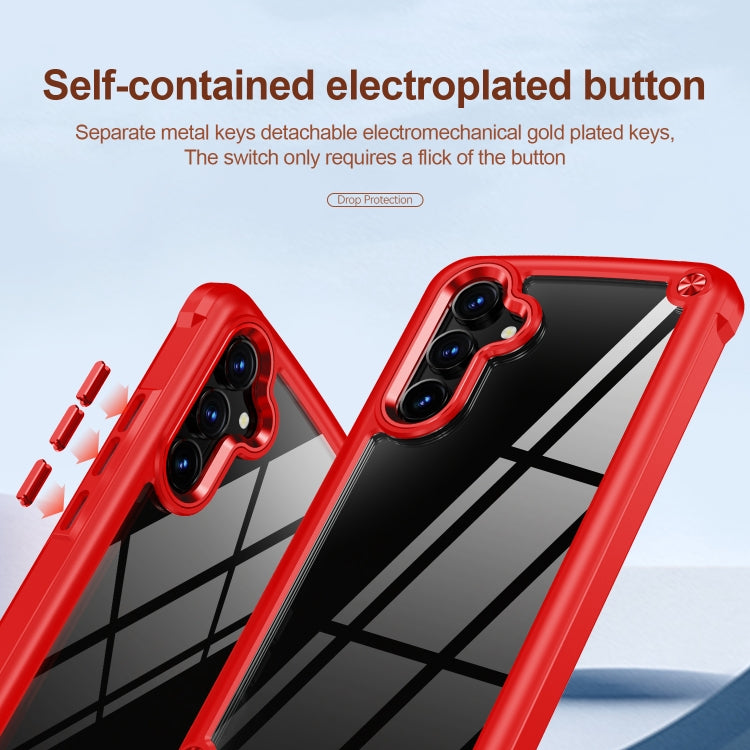 For Samsung Galaxy A54 TPU + PC Lens Protection Phone Case