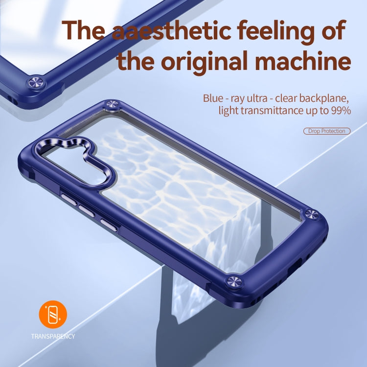 For Samsung Galaxy A54 TPU + PC Lens Protection Phone Case