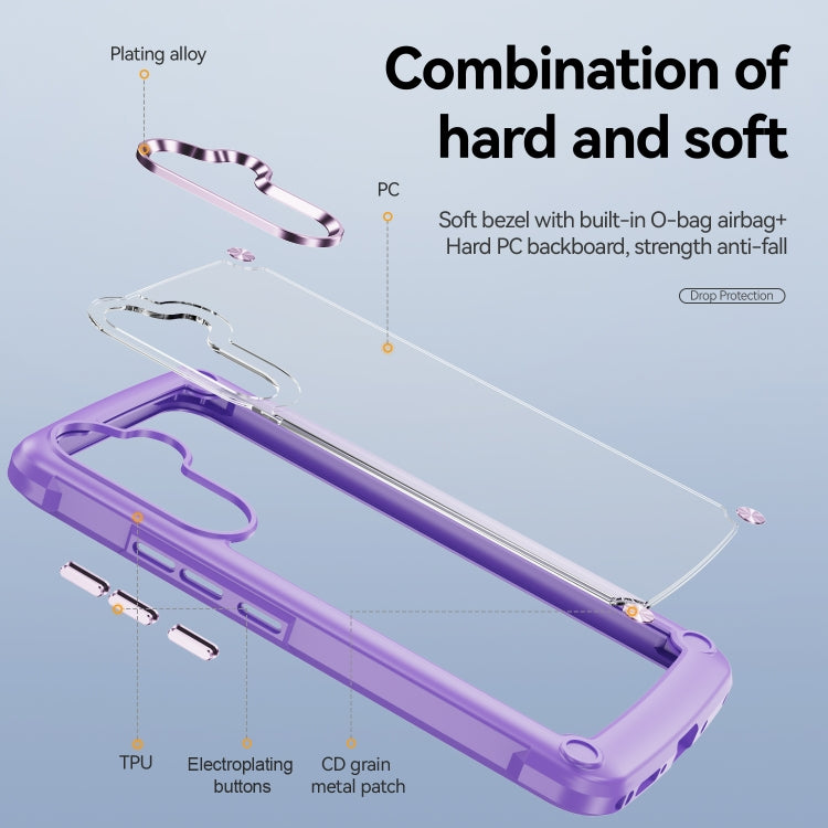 For Samsung Galaxy A54 TPU + PC Lens Protection Phone Case
