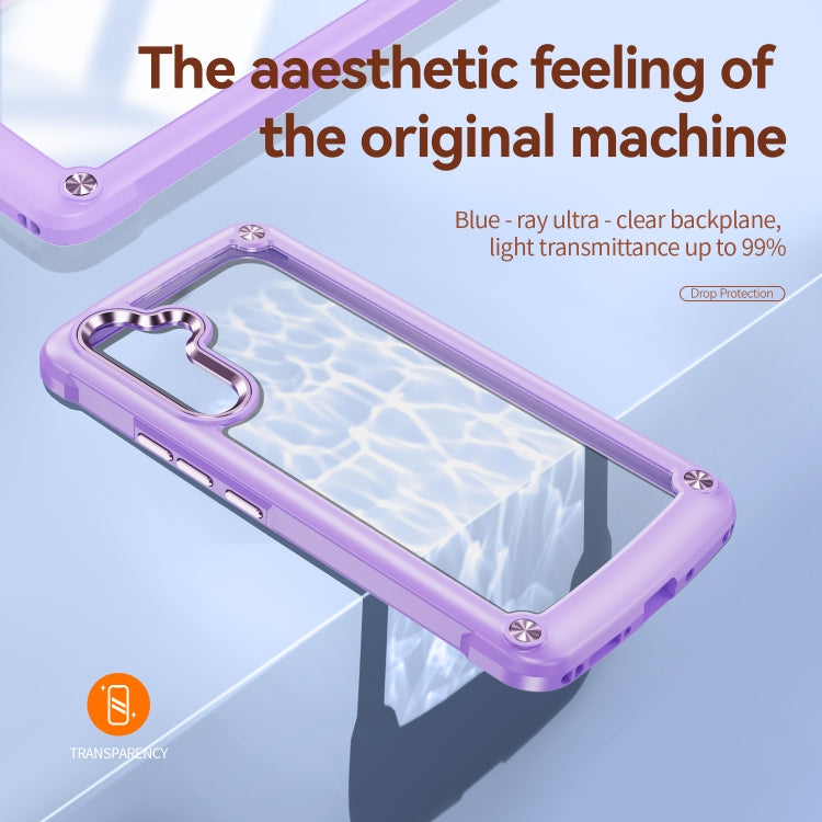 For Samsung Galaxy A54 TPU + PC Lens Protection Phone Case