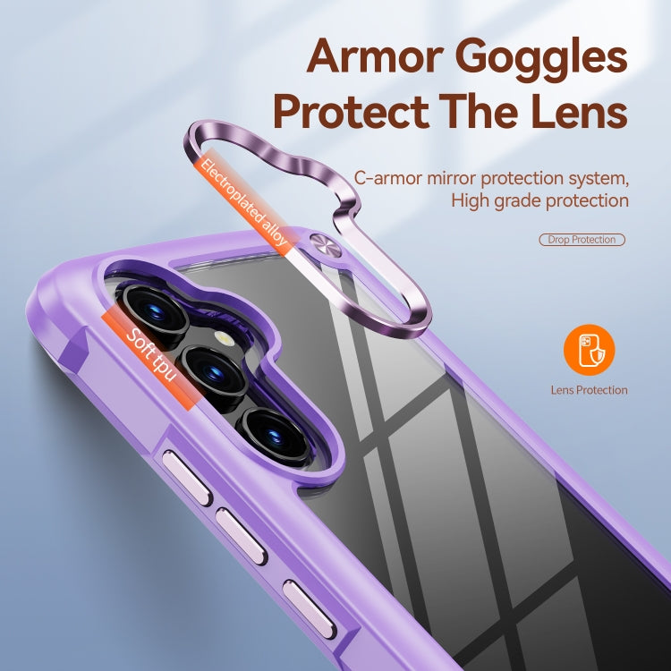 For Samsung Galaxy A54 TPU + PC Lens Protection Phone Case