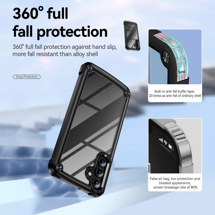 For Samsung Galaxy A55 5G TPU + PC Lens Protection Phone Case