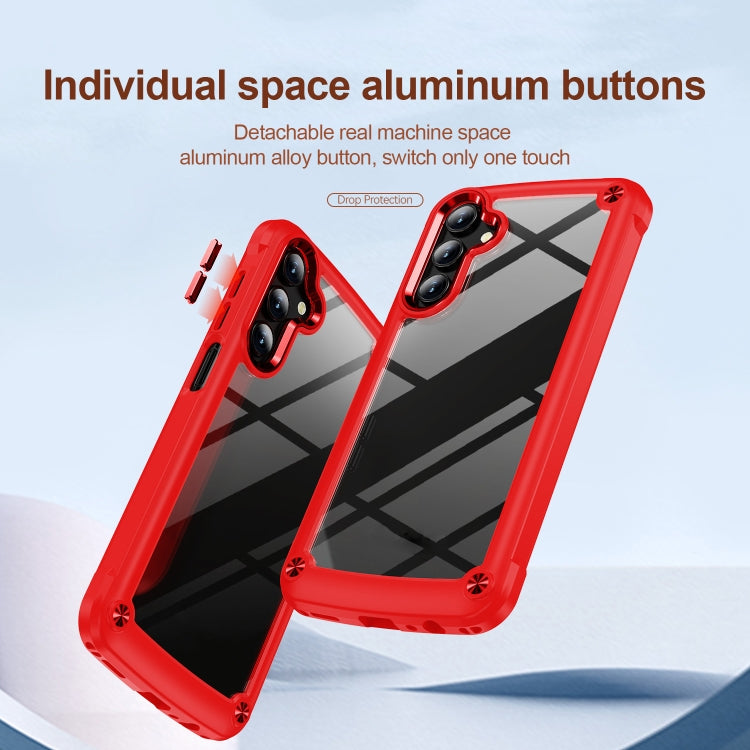 For Samsung Galaxy A55 5G TPU + PC Lens Protection Phone Case