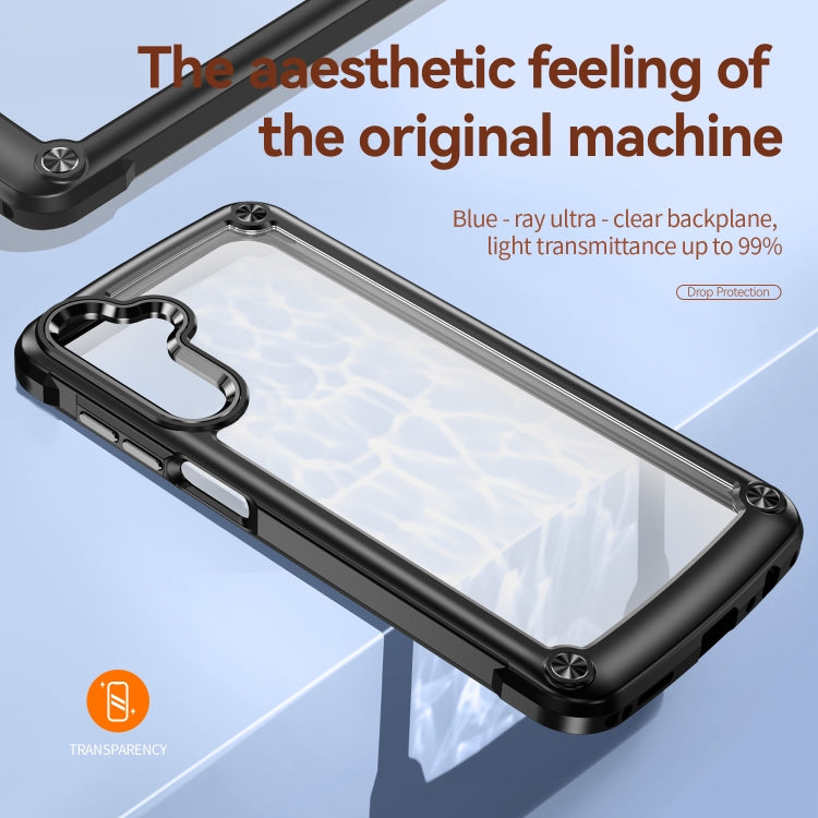 For Samsung Galaxy A35 5G TPU + PC Lens Protection Phone Case