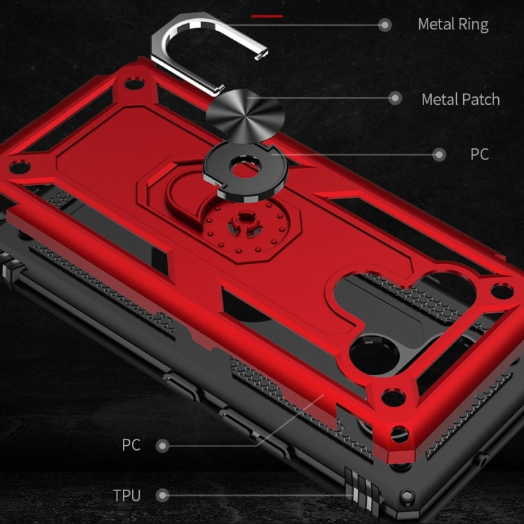 For LG Stylo 6 Shockproof TPU + PC Protective Case with 360 Degree Rotating Holder