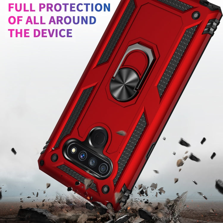 For LG Stylo 6 Shockproof TPU + PC Protective Case with 360 Degree Rotating Holder