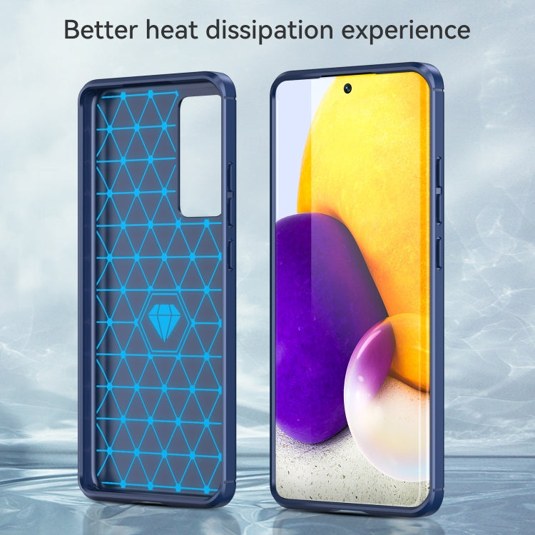 For Xiaomi 12X Brushed Texture Carbon Fiber TPU Phone Case