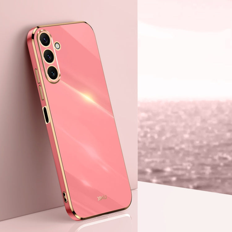 For Samsung Galaxy A24 4G XINLI Straight Edge 6D Electroplate TPU Phone Case