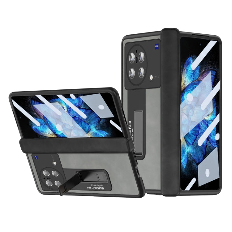 For vivo X Fold Napa Texture All-inclusive Phone Case