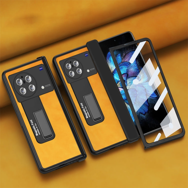 For vivo X Fold Napa Texture All-inclusive Phone Case