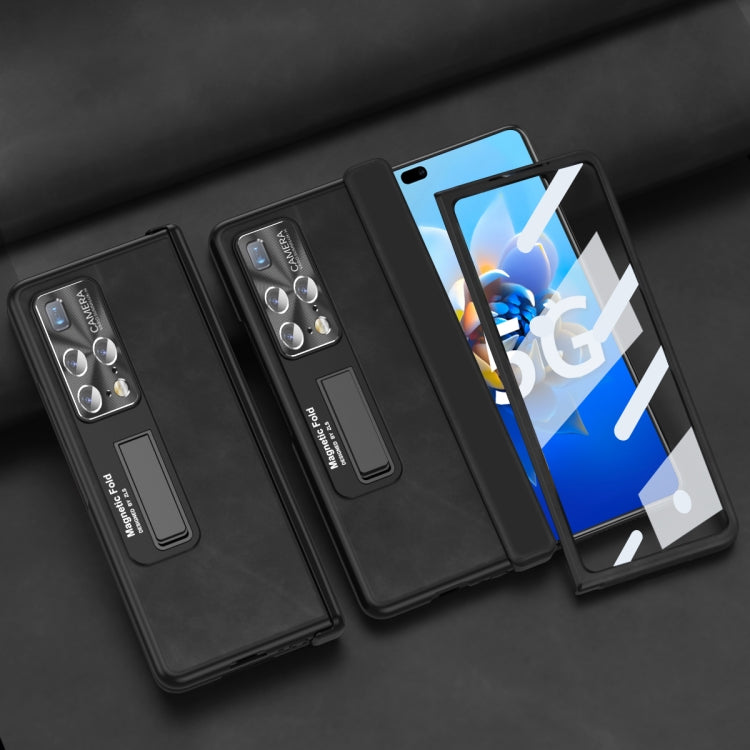 For Huawei Mate X2 5G Napa Texture All-inclusive Phone Case