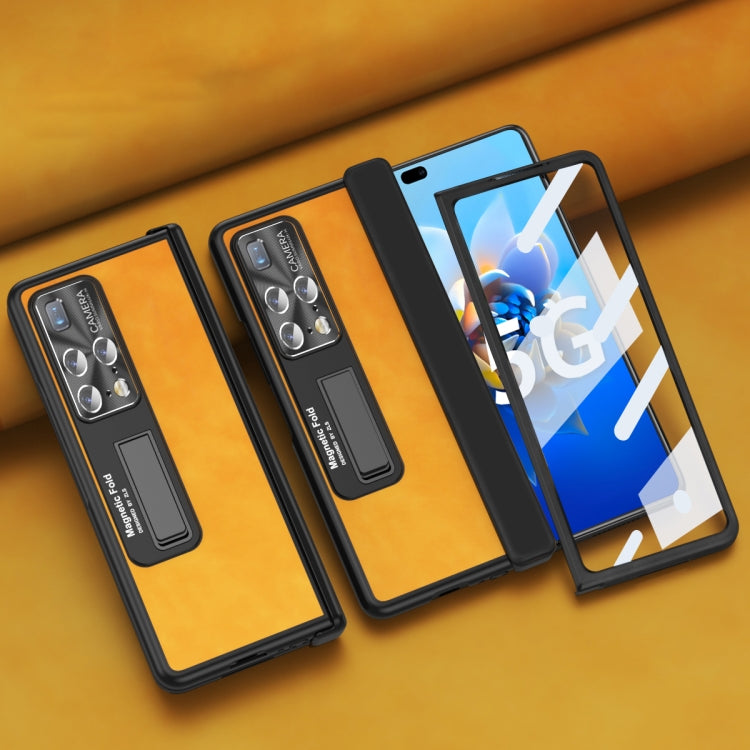 For Huawei Mate X2 5G Napa Texture All-inclusive Phone Case