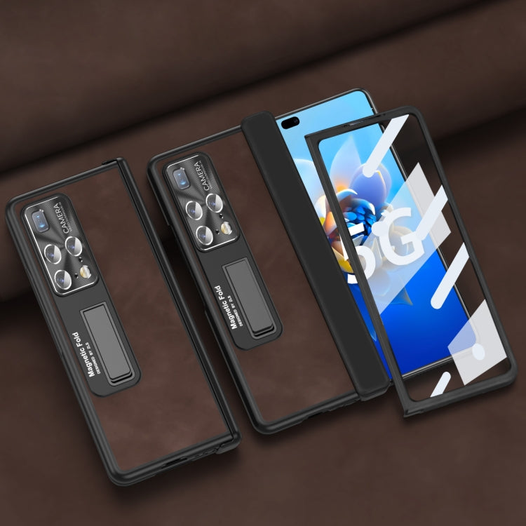 For Huawei Mate X2 5G Napa Texture All-inclusive Phone Case