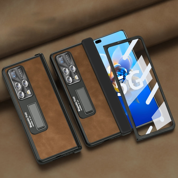 For Huawei Mate X2 5G Napa Texture All-inclusive Phone Case