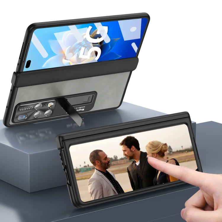 For Huawei Mate X2 5G Napa Texture All-inclusive Phone Case