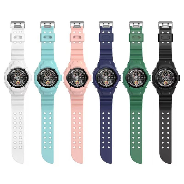 For Samsung Galaxy Watch5 44mm Silicone Sport Solid Color Watch Band