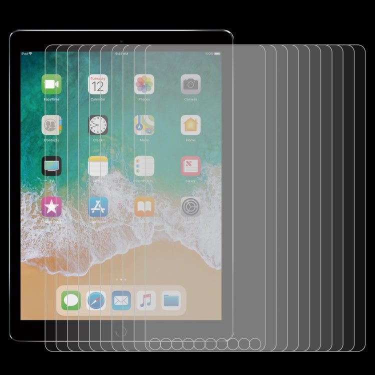 For iPad Pro 12.9 2017 / 2015 25pcs 9H 2.5D Explosion-proof Tempered Tablet Glass Film