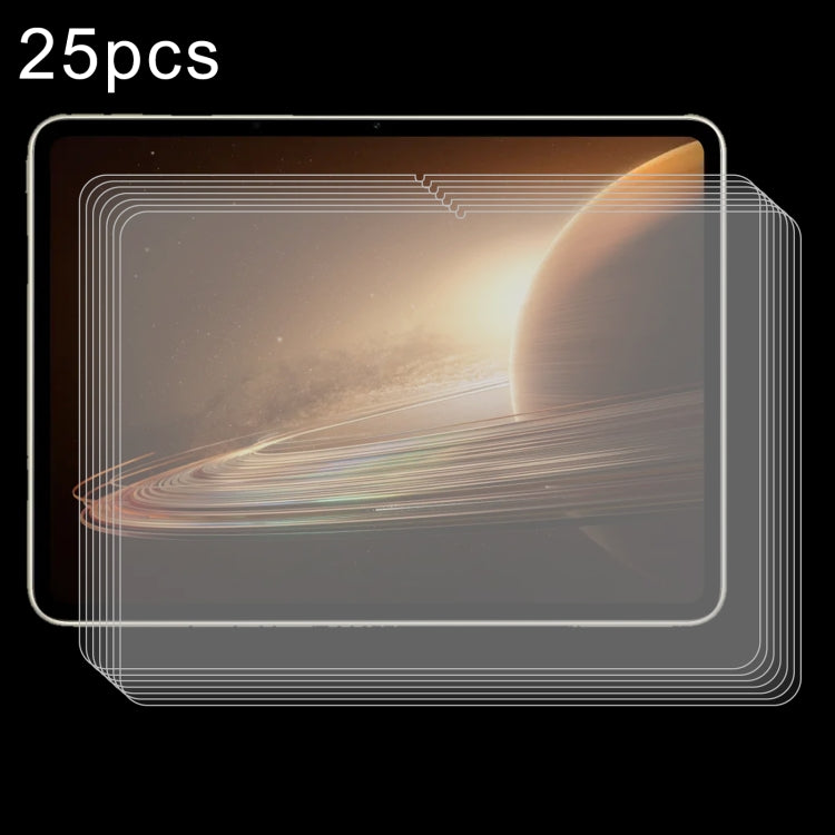 For OPPO Pad 2 25pcs 9H 2.5D Explosion-proof Tempered Tablet Glass Film
