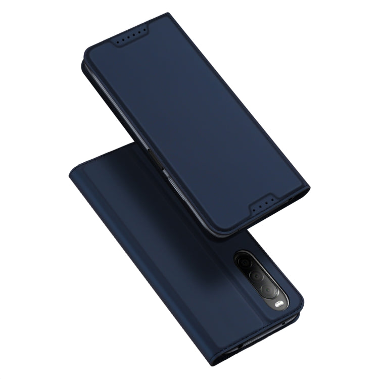 For Sony Xperia 10 IV DUX DUCIS Skin Pro Series Leather Phone Case