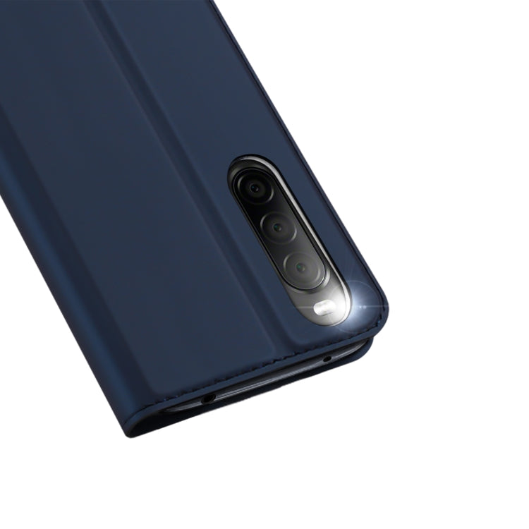 For Sony Xperia 10 IV DUX DUCIS Skin Pro Series Leather Phone Case