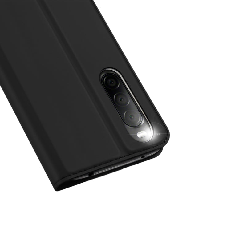 For Sony Xperia 10 IV DUX DUCIS Skin Pro Series Leather Phone Case