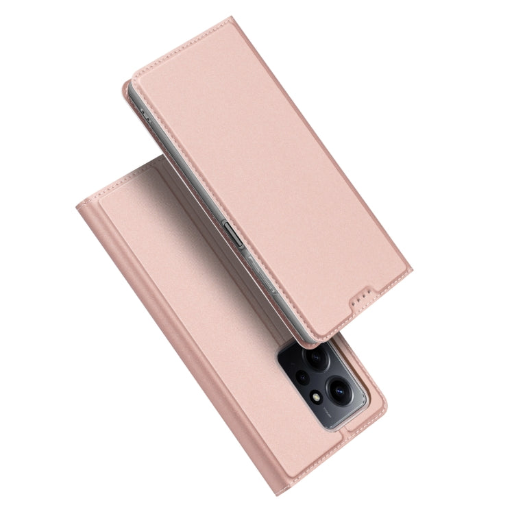 For Xiaomi Redmi Note 12 4G Global DUX DUCIS Skin Pro Series Leather Phone Case