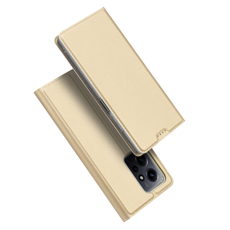 For Xiaomi Redmi Note 12 4G Global DUX DUCIS Skin Pro Series Leather Phone Case