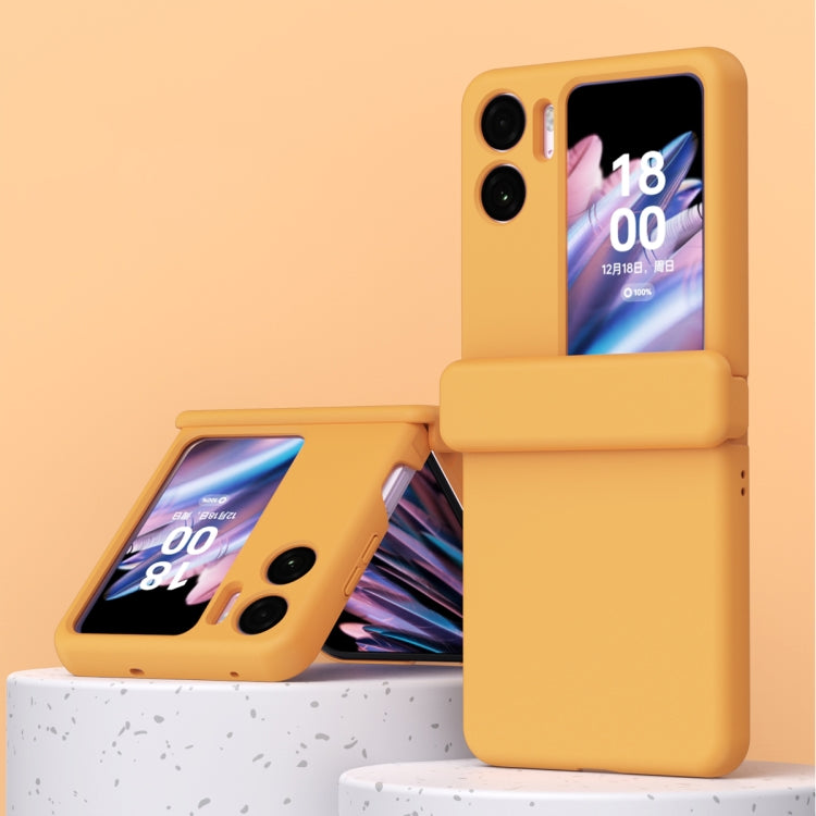 For OPPO Find N2 Flip Macaron Magnetic Three-piece Phone Case with Hinge