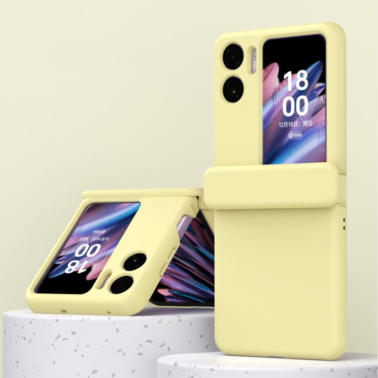 For OPPO Find N2 Flip Macaron Magnetic Three-piece Phone Case with Hinge