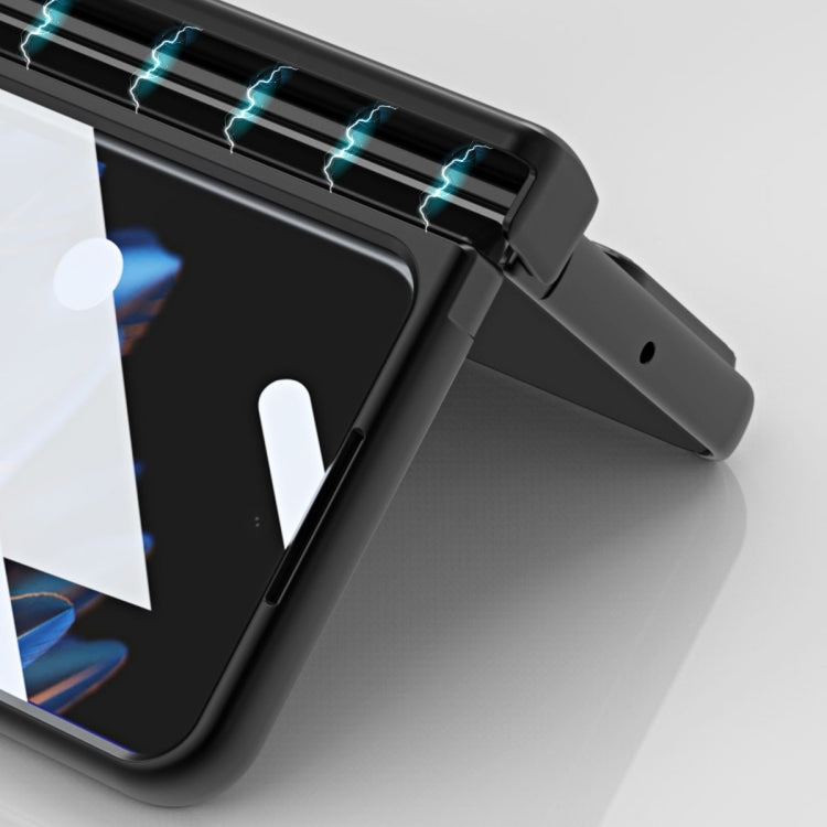 For OPPO Find N2 Integrated Metal Hinge All-inclusive Phone Case with Pen Slot