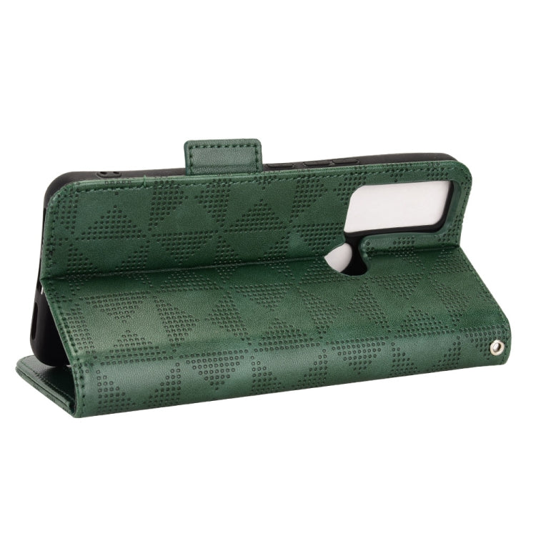 For TCL 30 XE 5G / 30 V 5G T781S Symmetrical Triangle Leather Phone Case