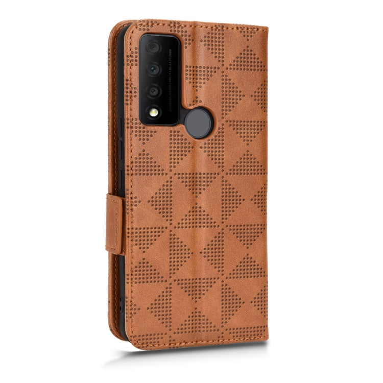 For TCL 30 XE 5G / 30 V 5G T781S Symmetrical Triangle Leather Phone Case