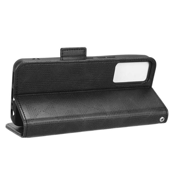 For TCL 40 R Symmetrical Triangle Leather Phone Case