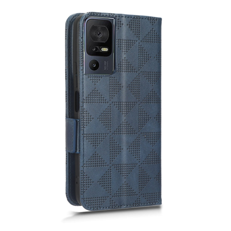 For TCL 40 SE Symmetrical Triangle Leather Phone Case