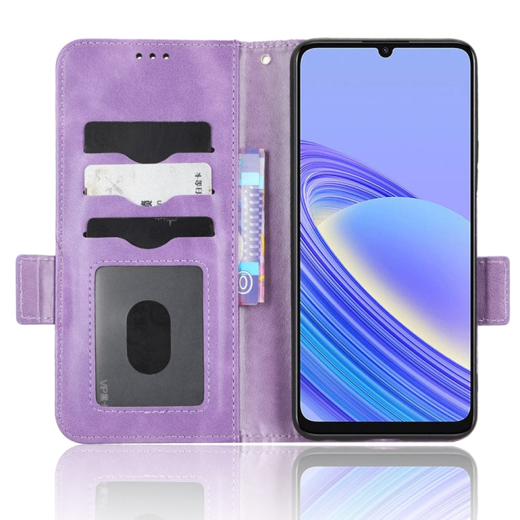 For TCL 40 SE Symmetrical Triangle Leather Phone Case