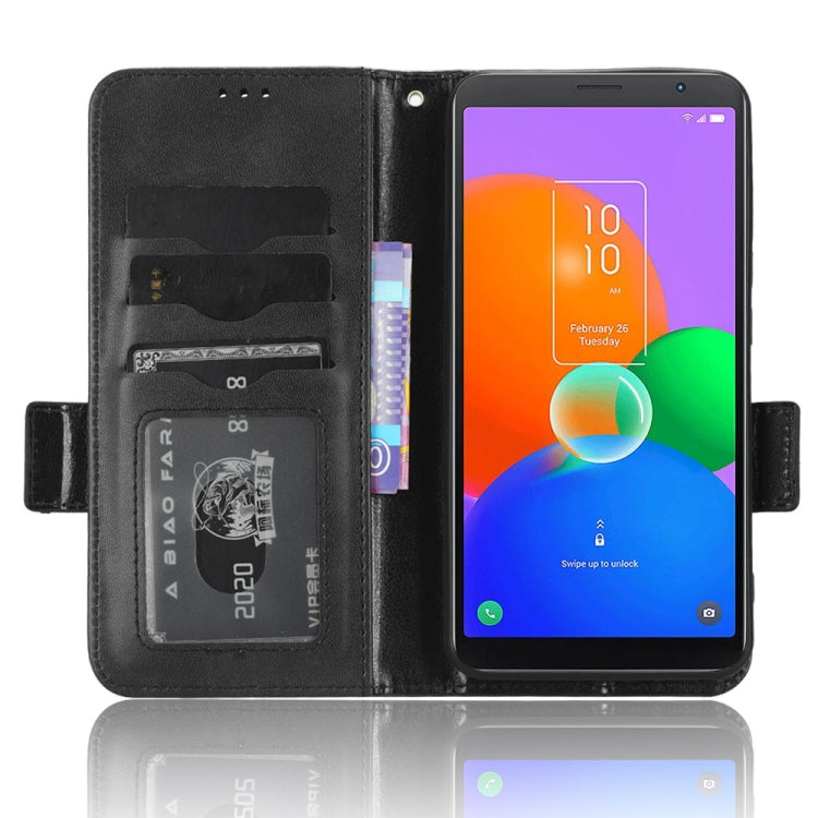 For TCL 403 Symmetrical Triangle Leather Phone Case