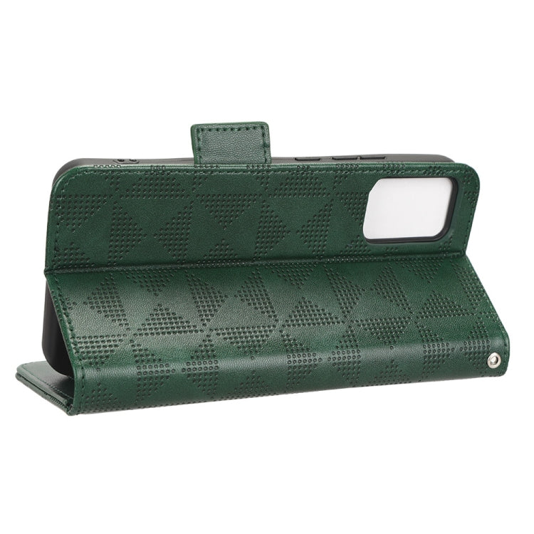 For TCL 403 Symmetrical Triangle Leather Phone Case