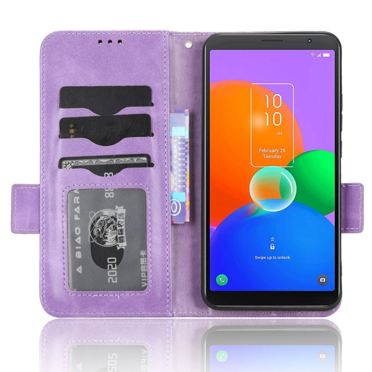 For TCL 403 Symmetrical Triangle Leather Phone Case