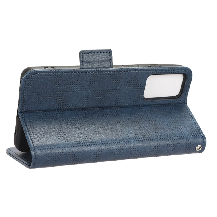 For TCL Ion X Symmetrical Triangle Leather Phone Case