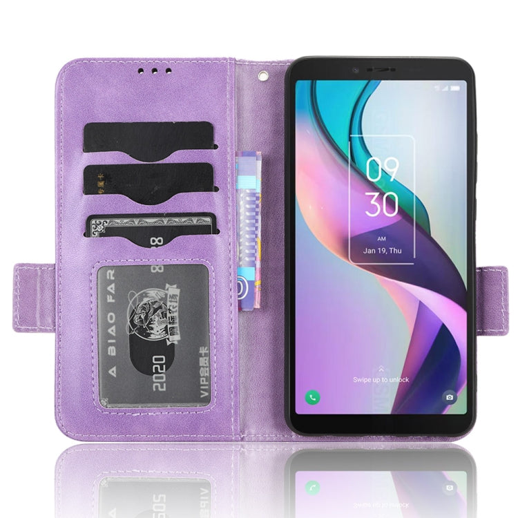 For TCL Ion X Symmetrical Triangle Leather Phone Case