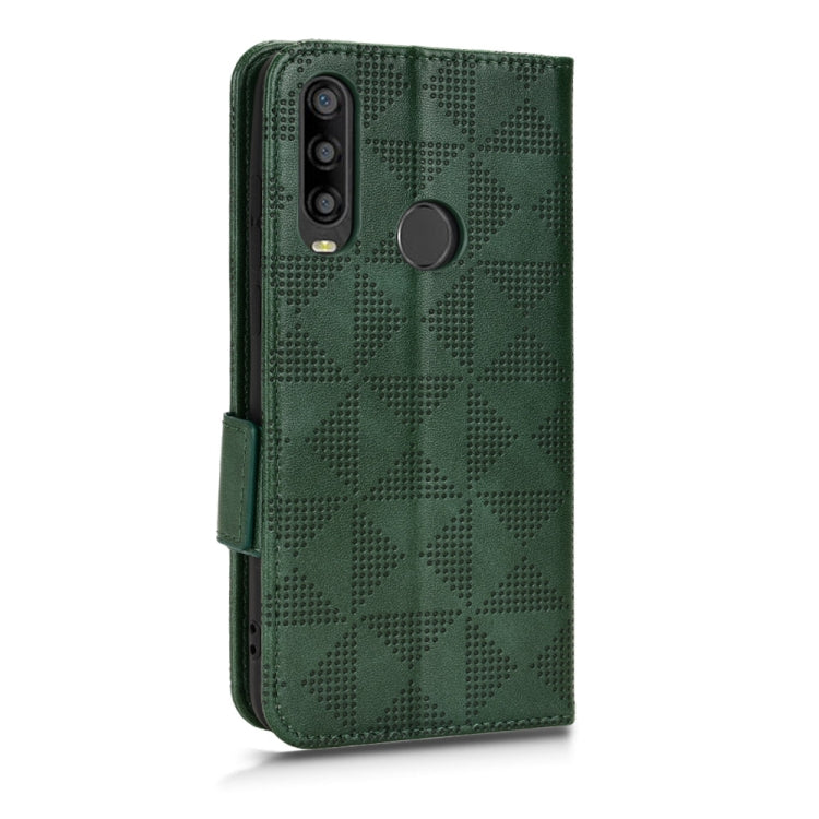 For TCL L10 Pro Symmetrical Triangle Leather Phone Case