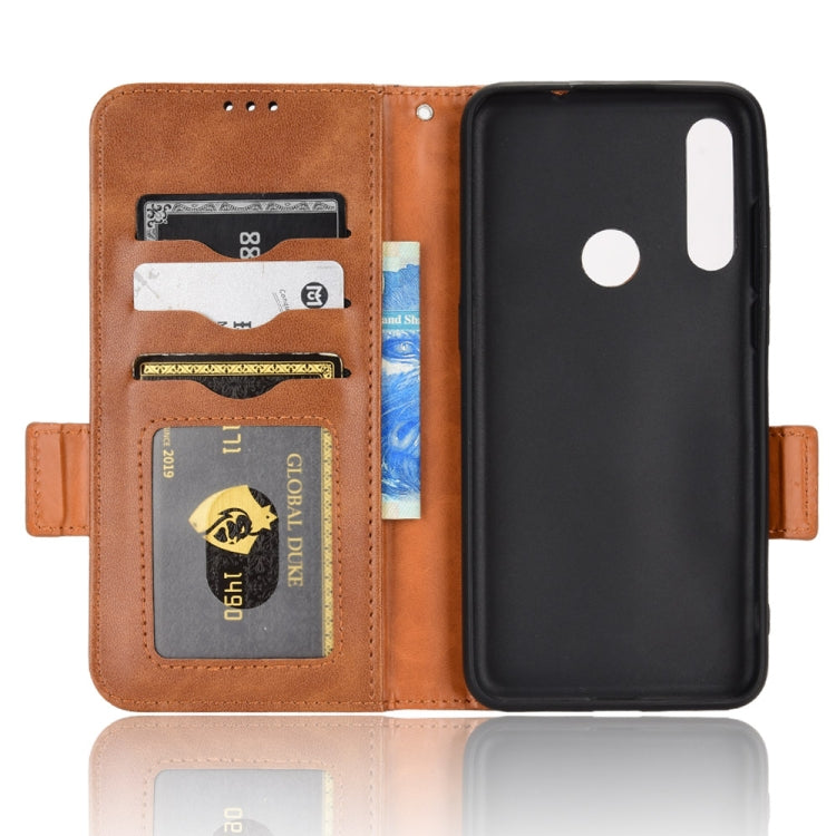 For TCL L10 Pro Symmetrical Triangle Leather Phone Case