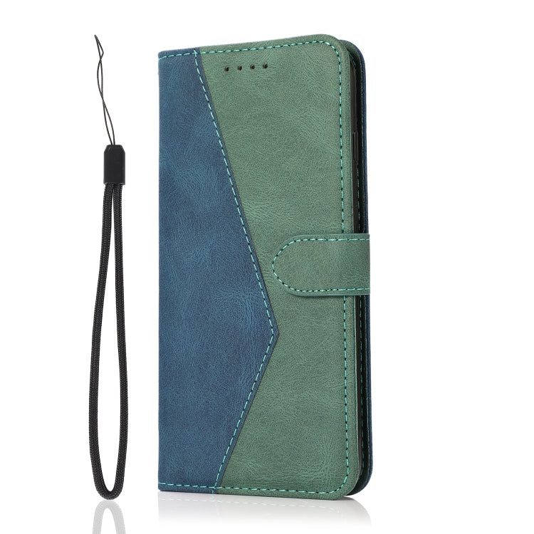 For iPhone 13 mini Dual-color Stitching Leather Phone Case